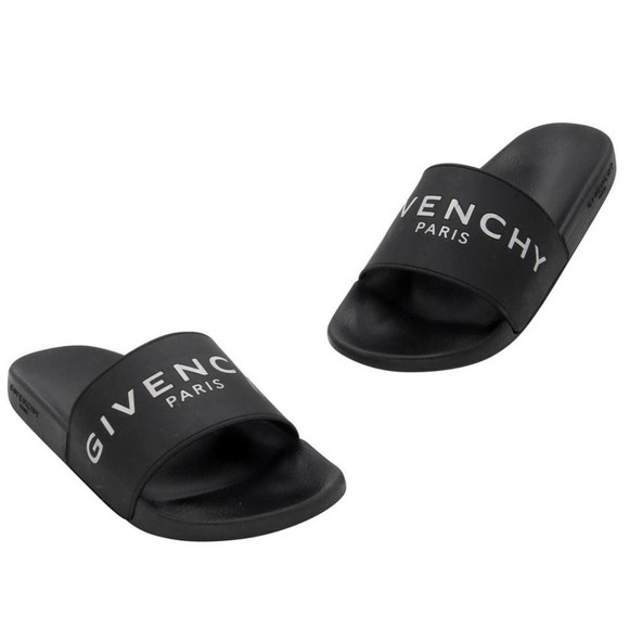 Givenchy Signature Print 38 Pool Sandals GV-0223N-0042